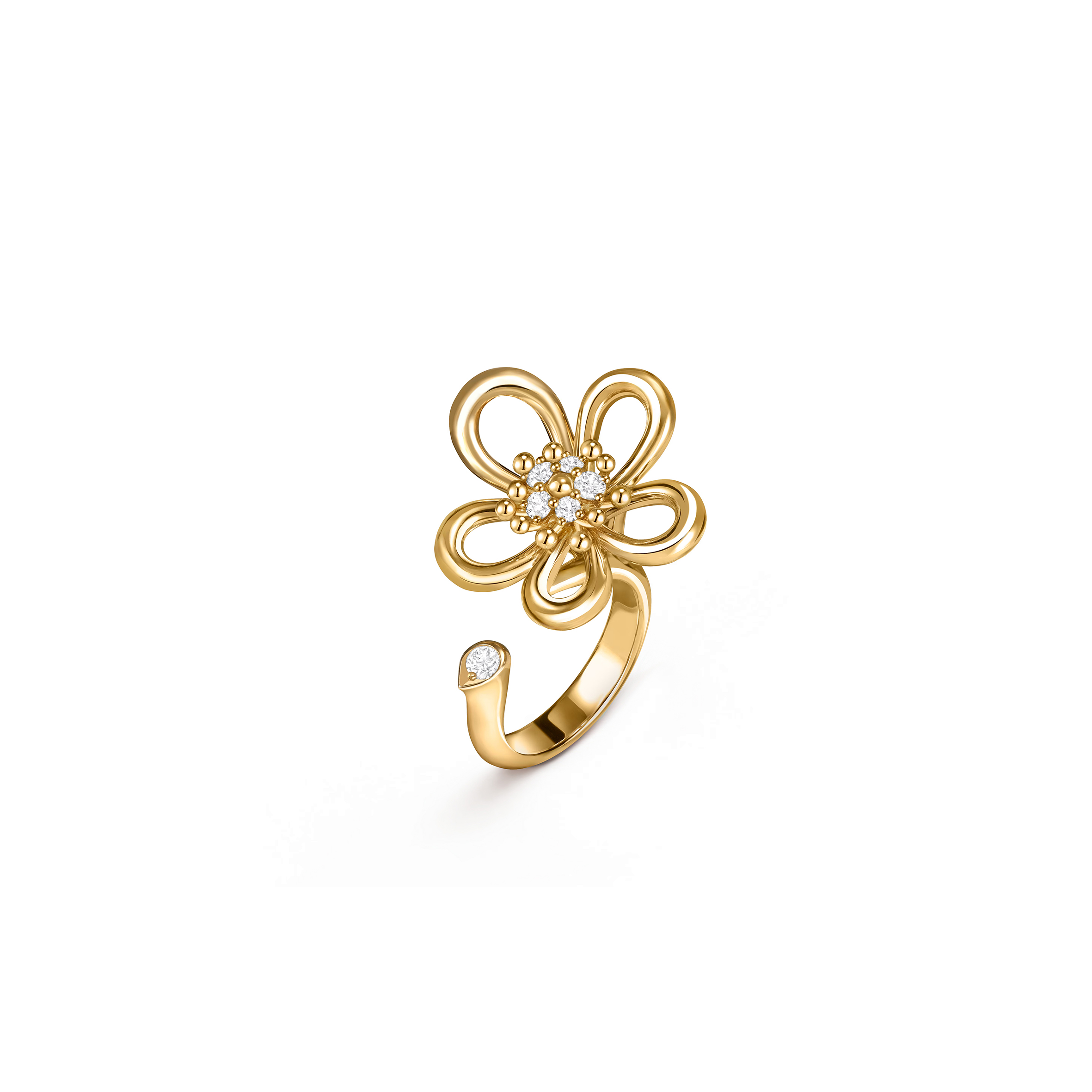 V*n Cl**f arpels flowerlace between the finger ring vcarpme000